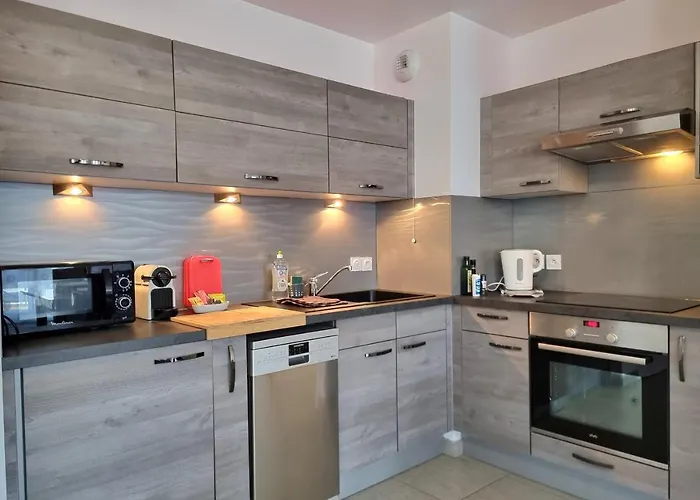 펜션 Chez Lou Et Dan 4p With Balcony Elevator And Secure Parking *